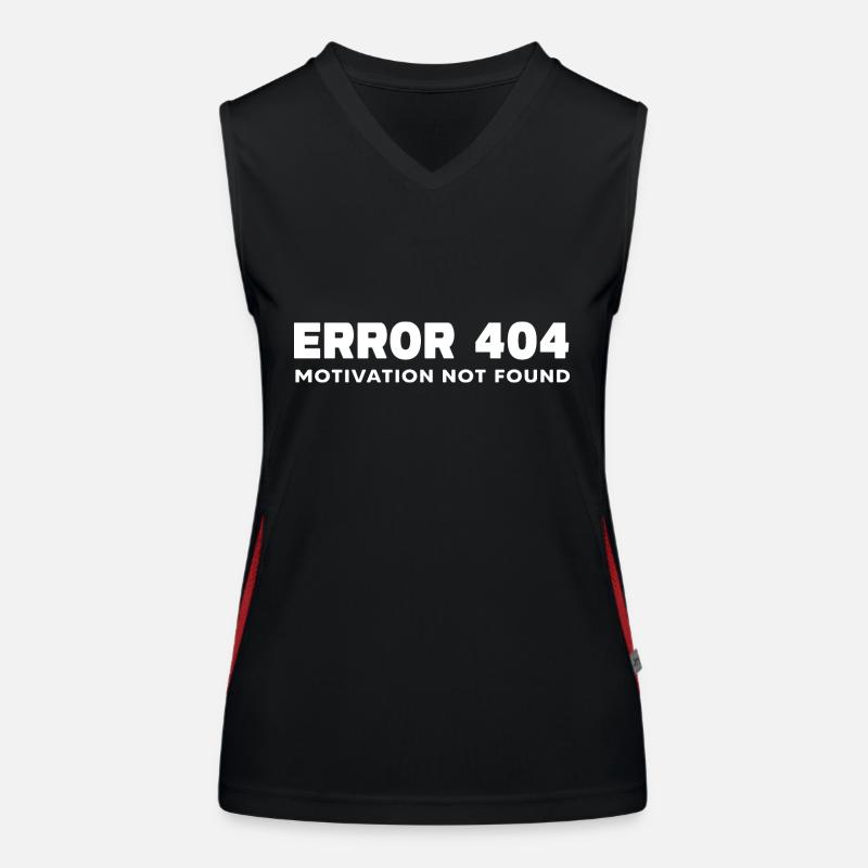 nerd coder server download error 404 Women's Functional Contrast Tank Top