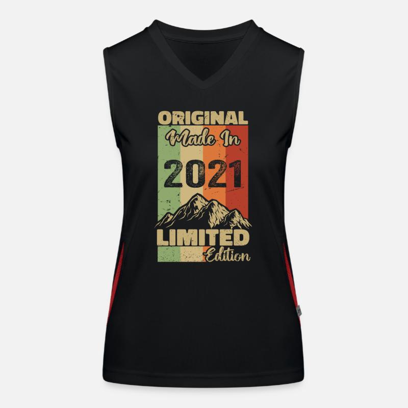 2021 Original - Fabriqué en 2021 - Edition Limitée Débardeur respirant contrasté Femme