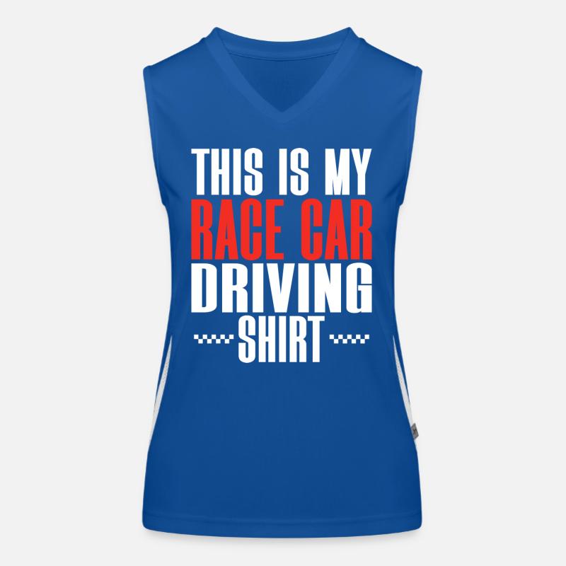 Rennfahrer Rennfahrer Funktionelles Kontrast-Tank Top für Frauen