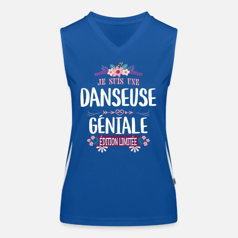 Femme Édition Limitée Danseuse Géniale Débardeur respirant contrasté Femme
