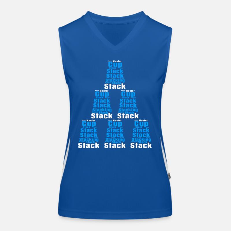 Cup Stack Master Sport Stacking Women's Functional Contrast Tank Top