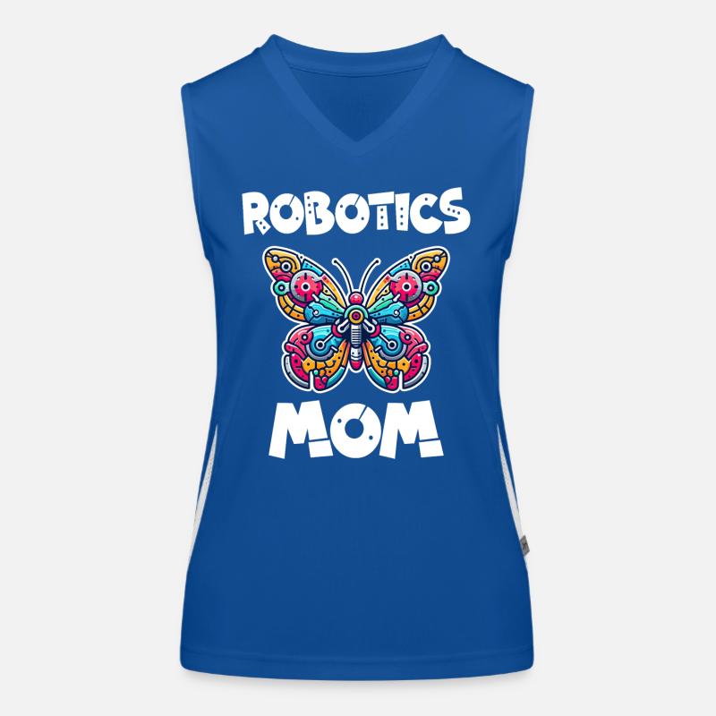 Papillon Robot Robotique Maman Débardeur respirant contrasté Femme