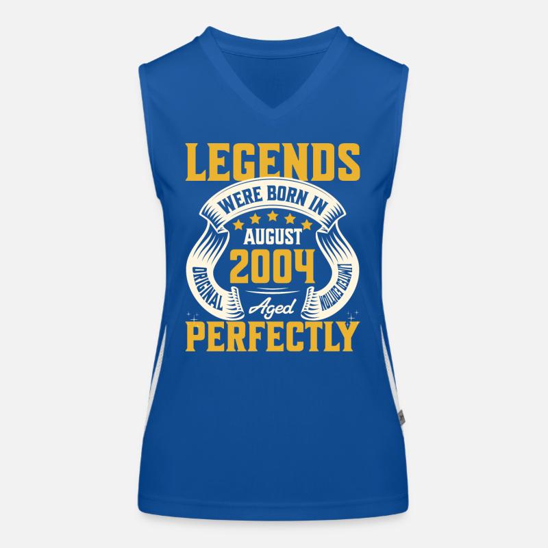 20th Anniversary August Year 2004 Women's Functional Contrast Tank Top