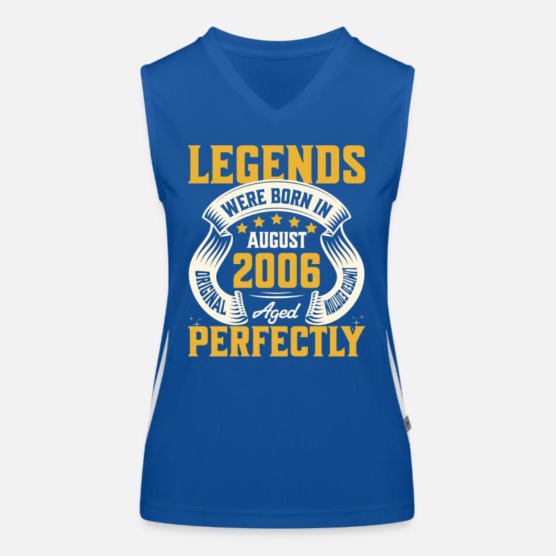 18th Anniversary August Year 2006 Women's Functional Contrast Tank Top