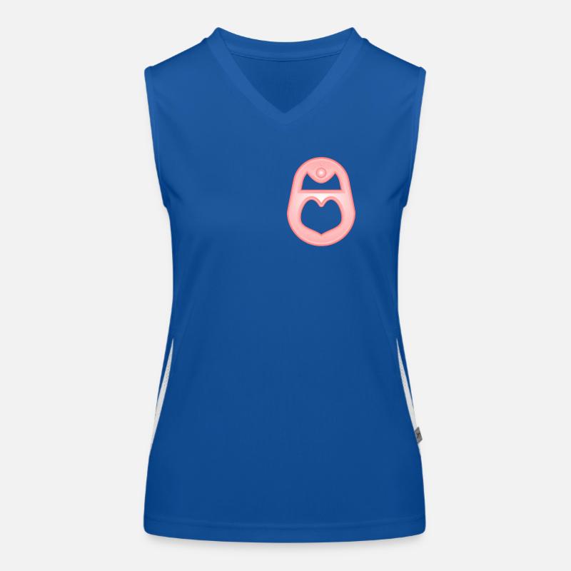 ÖFFNEN SIE ES Funktionelles Kontrast-Tank Top für Frauen