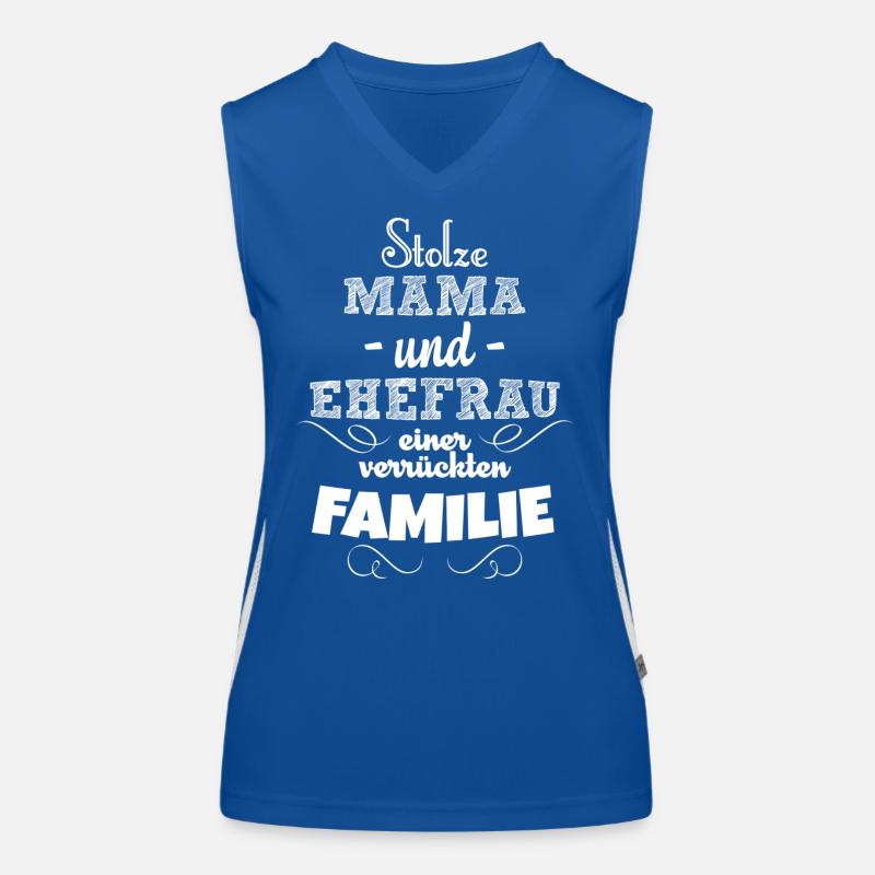 Stolze Mama Funktionelles Kontrast-Tank Top für Frauen
