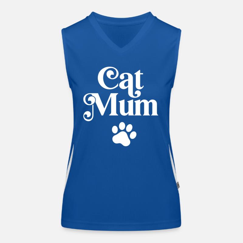 Maman chat Débardeur respirant contrasté Femme