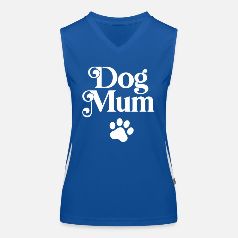 Hunde-Mama Funktionelles Kontrast-Tank Top für Frauen