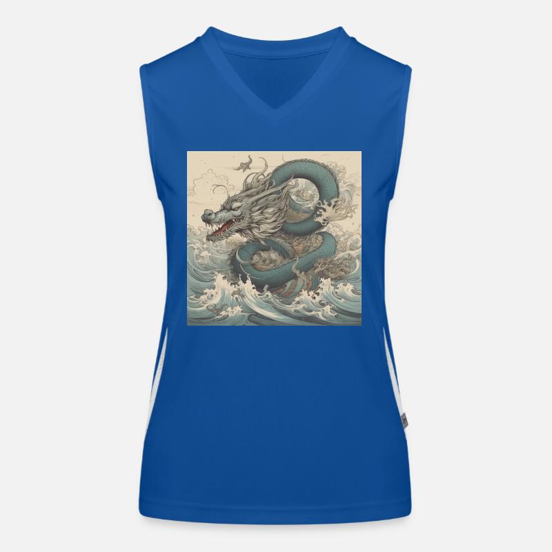Dragon Débardeur respirant contrasté Femme