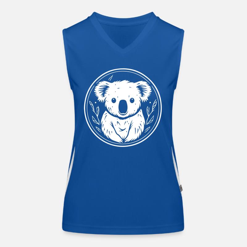 Koala Funktionelles Kontrast-Tank Top für Frauen