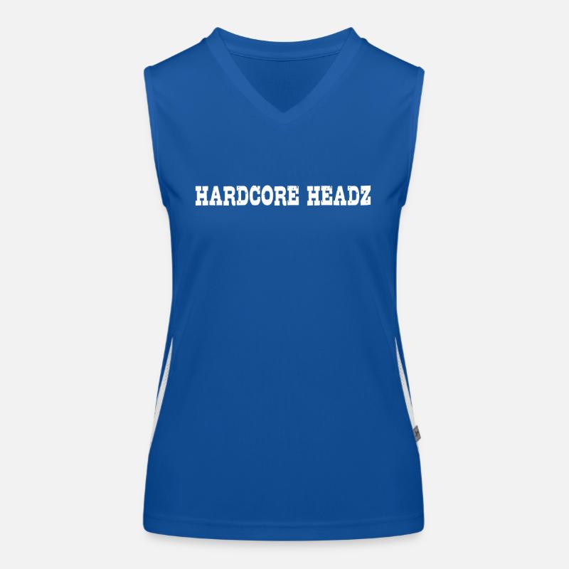 GABBER - SPEEDCORE HARDCORE HEADZ - GEN TECHNO Women's Functional Contrast Tank Top