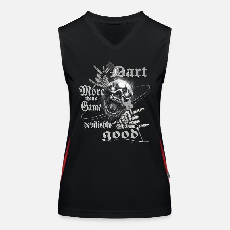 Dart design devilishly good, Dart devilishly good, Women's Functional Contrast Tank Top