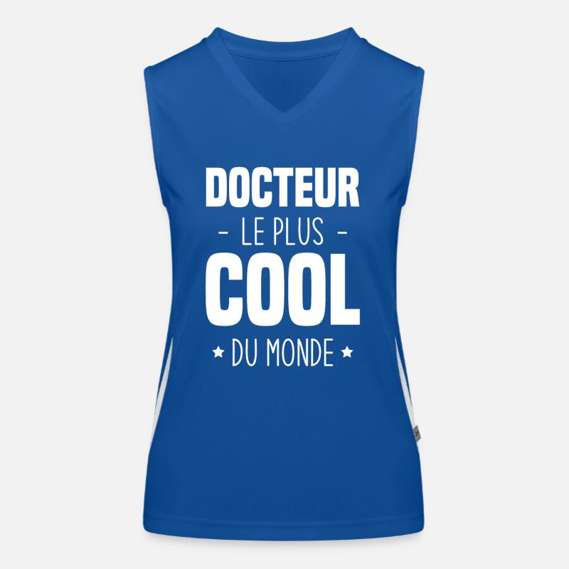 Docteur le plus cool du monde Débardeur respirant contrasté Femme