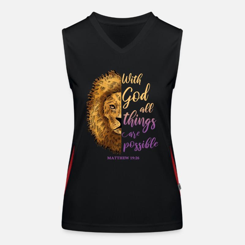 Devis pertinent Débardeur respirant contrasté Femme