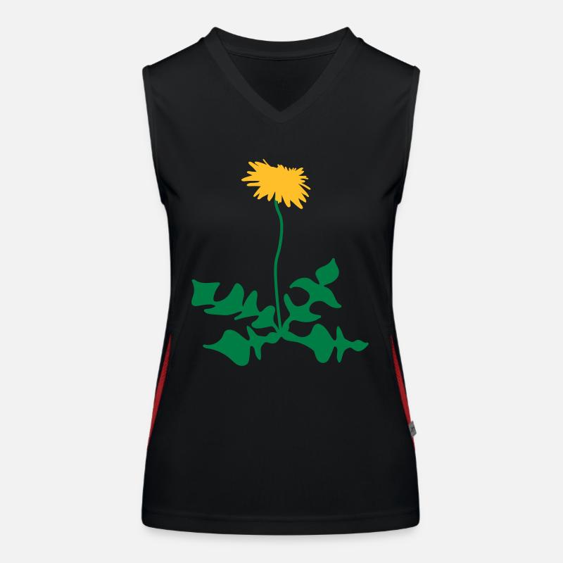 dandelion Funktionelles Kontrast-Tank Top für Frauen
