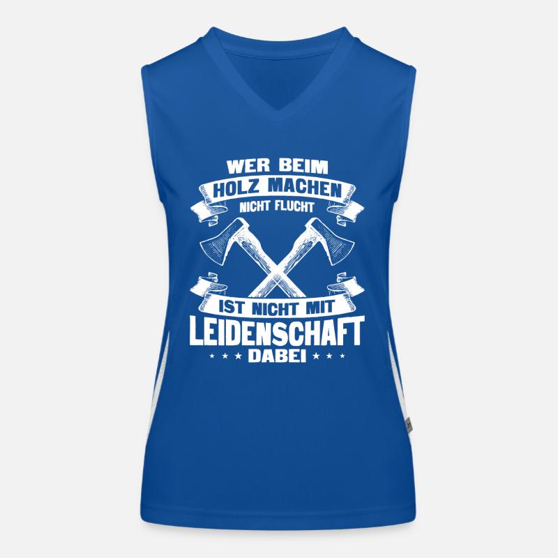 Passion for making wood Women's Functional Contrast Tank Top