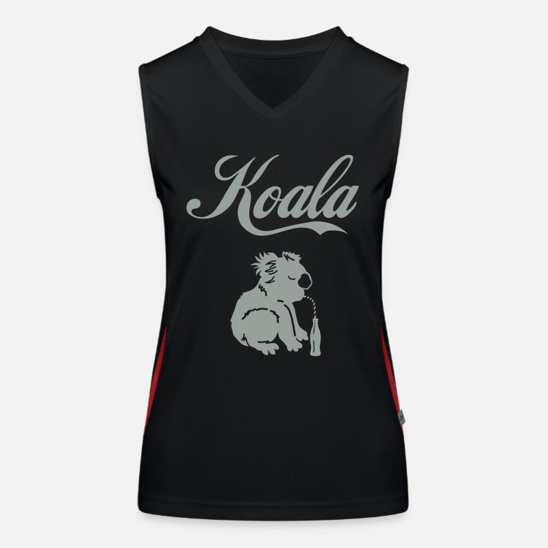 Koala Funktionelles Kontrast-Tank Top für Frauen