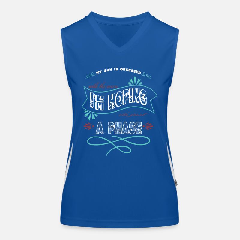 cool fun jokes statement astronomy earth Funktionelles Kontrast-Tank Top für Frauen