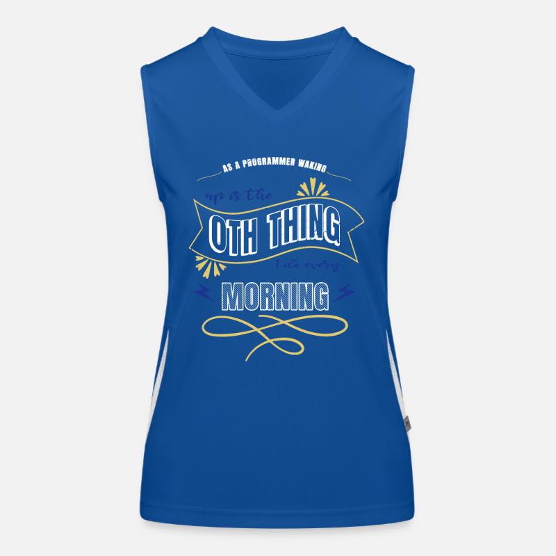 Langage de programmation informatique présenter l’idée Débardeur respirant contrasté Femme