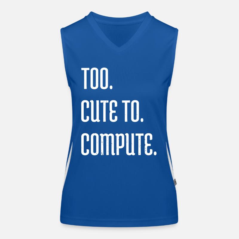 statement hacking coding hacking code Funktionelles Kontrast-Tank Top für Frauen