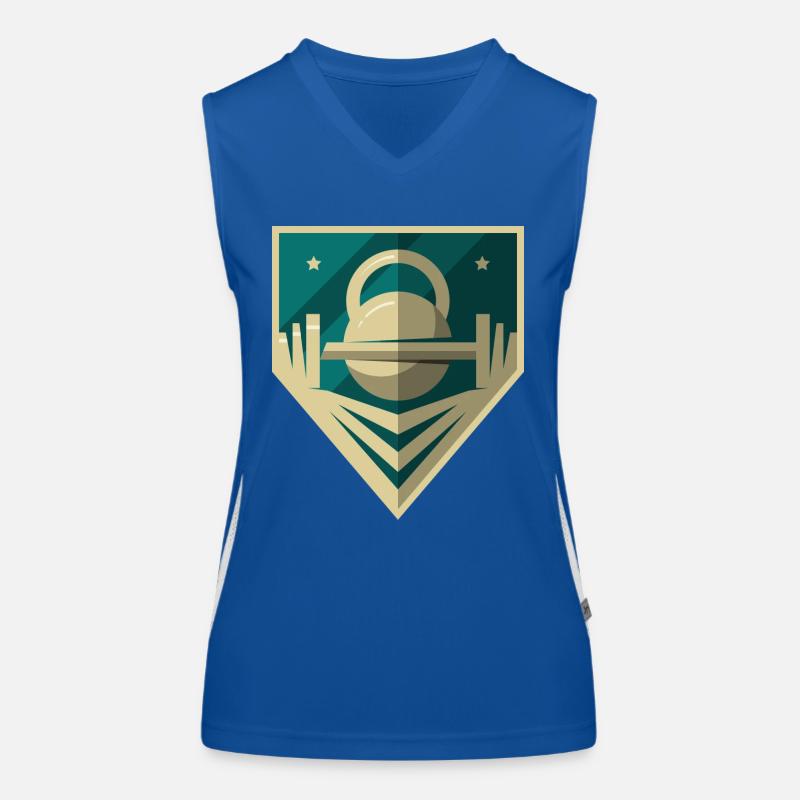 Dumbbell Logo Women's Functional Contrast Tank Top