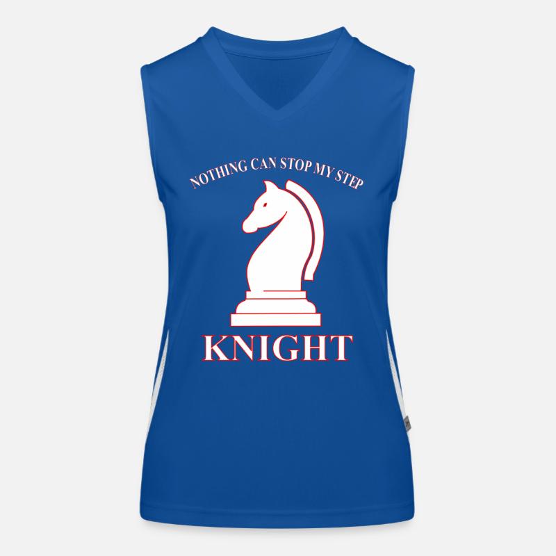 ÉCHECS DE CHEVALIER Débardeur respirant contrasté Femme