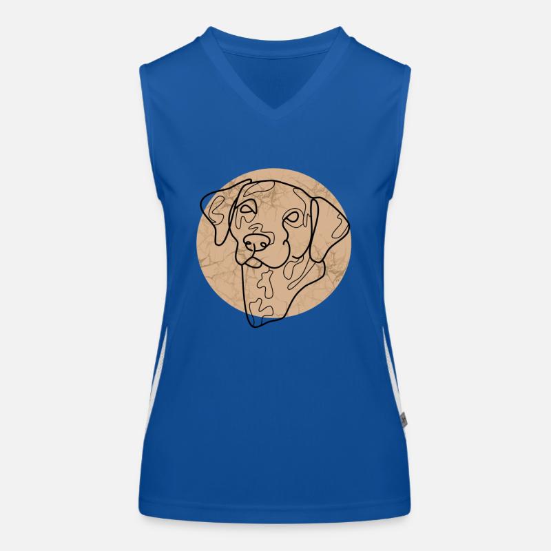 DALMATE Débardeur respirant contrasté Femme