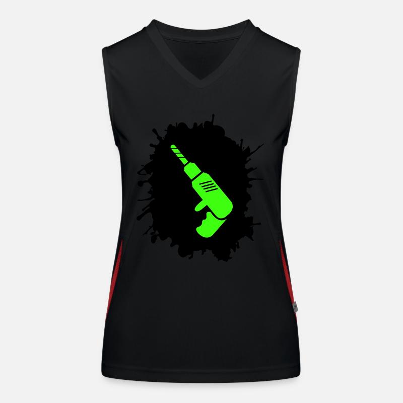 Artisan des perceuses Blobs Débardeur respirant contrasté Femme