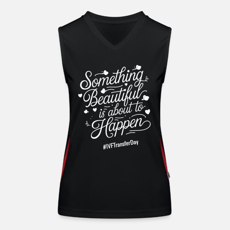 Joy and hope through IVF Women's Functional Contrast Tank Top