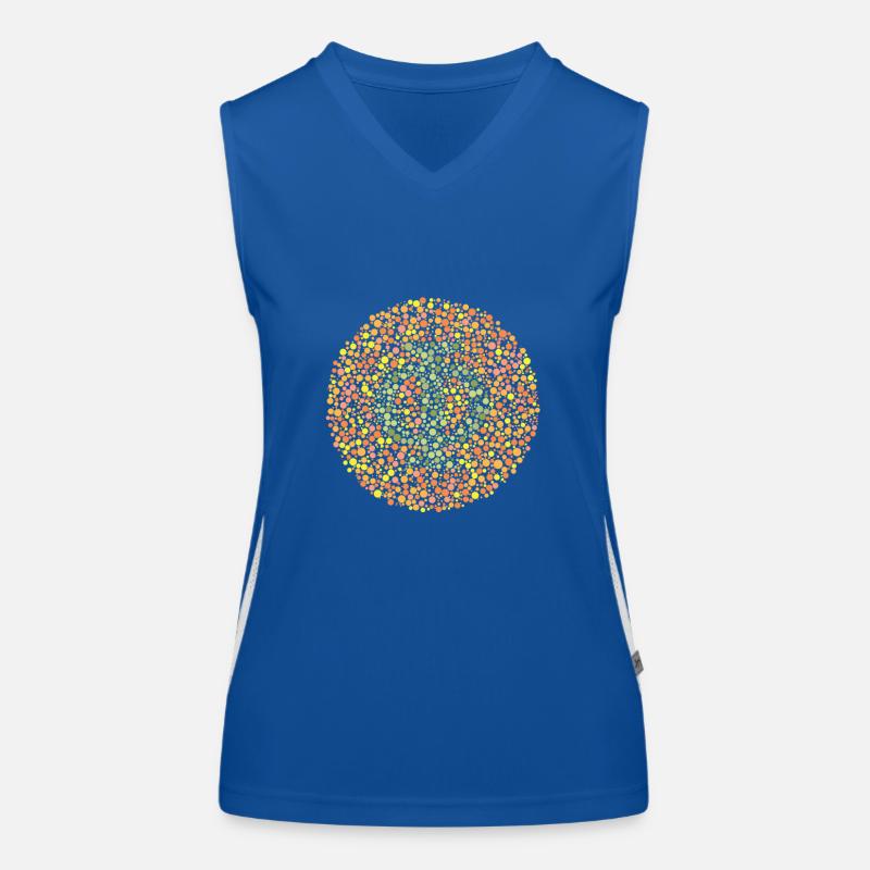 Phi-Augen-Test Funktionelles Kontrast-Tank Top für Frauen