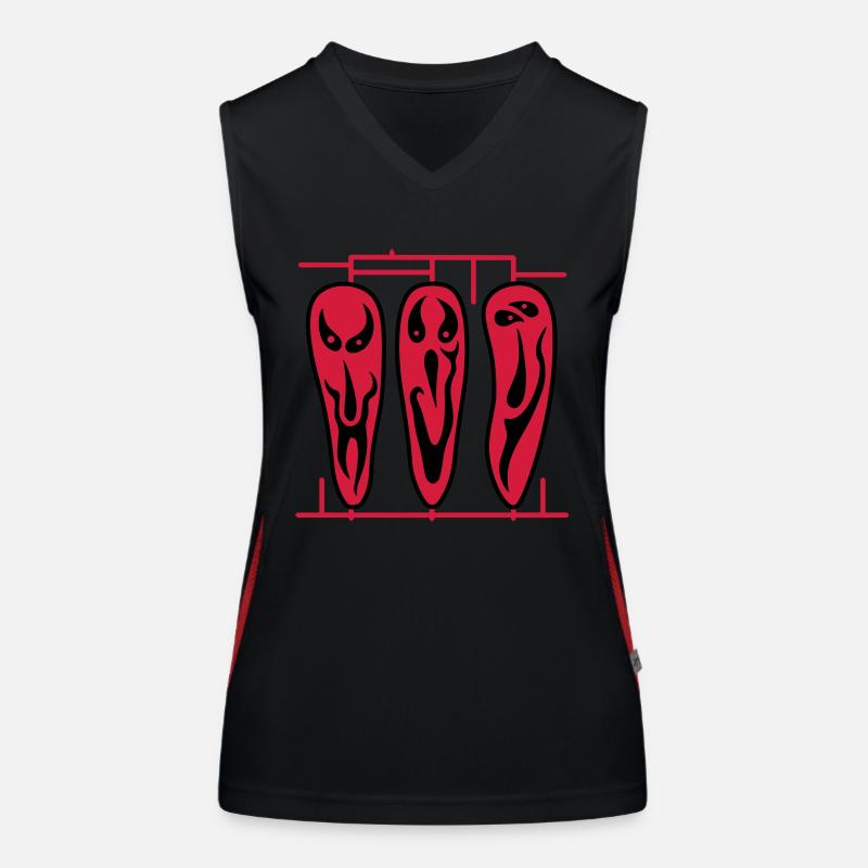 Bonne impression. Illusion de charisme. Débardeur respirant contrasté Femme