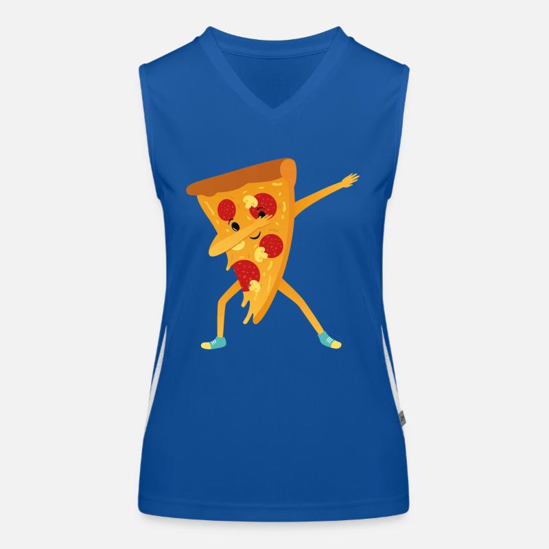 Dabbing Pizza - Dab Dance Gift Débardeur respirant contrasté Femme