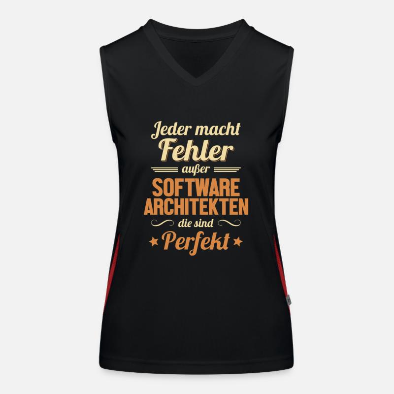 Software Architekten sind Perfekt Software Funktionelles Kontrast-Tank Top für Frauen