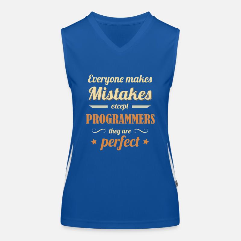 Programmers are Perfect Engineer Coder Software Women's Functional Contrast Tank Top