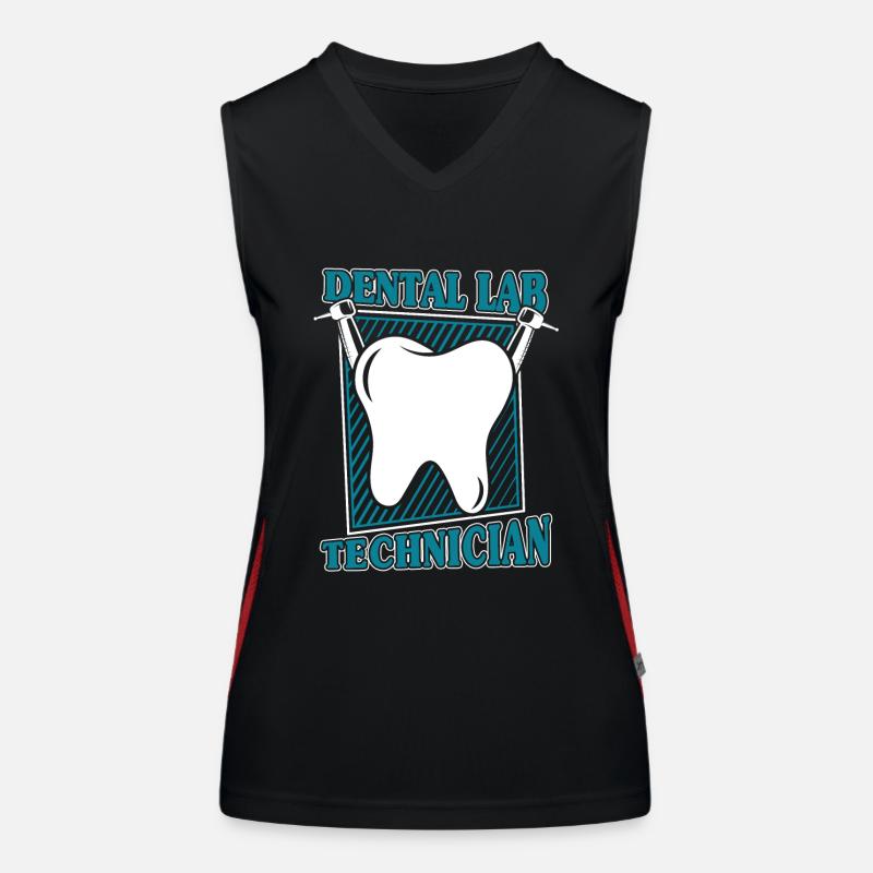 Dental Laboratory Dental Laboratory Master Dental Technician Women's Functional Contrast Tank Top