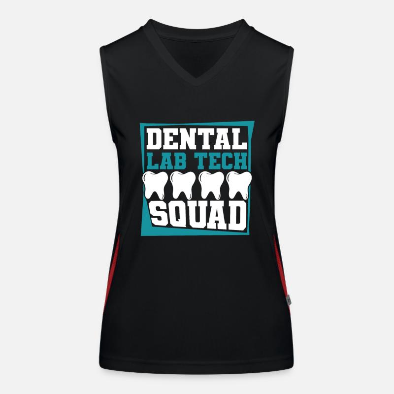 Dental Laboratory Dental Laboratory Master Dental Technician Women's Functional Contrast Tank Top