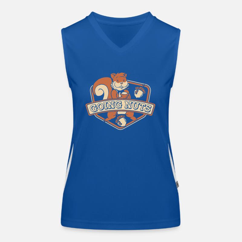 Going Nuts Squirrel Fuchshörnchen Grauhörnchen Funktionelles Kontrast-Tank Top für Frauen