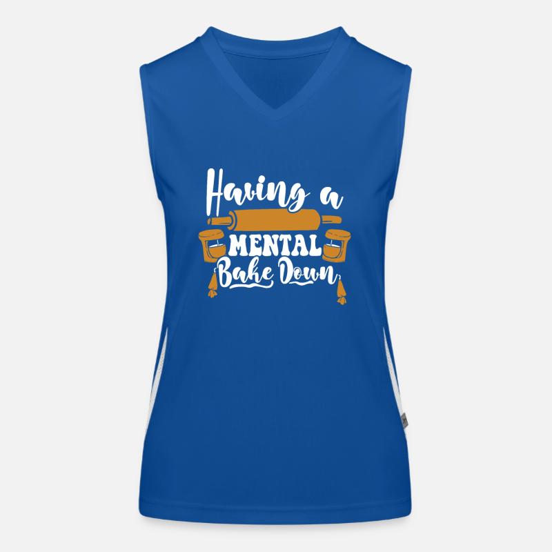 Having A Mental Bake Down Hobby Bakery Women's Functional Contrast Tank Top