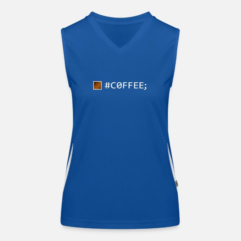 #COFFEE; Softwareentwickler Softwareingenieur Funktionelles Kontrast-Tank Top für Frauen