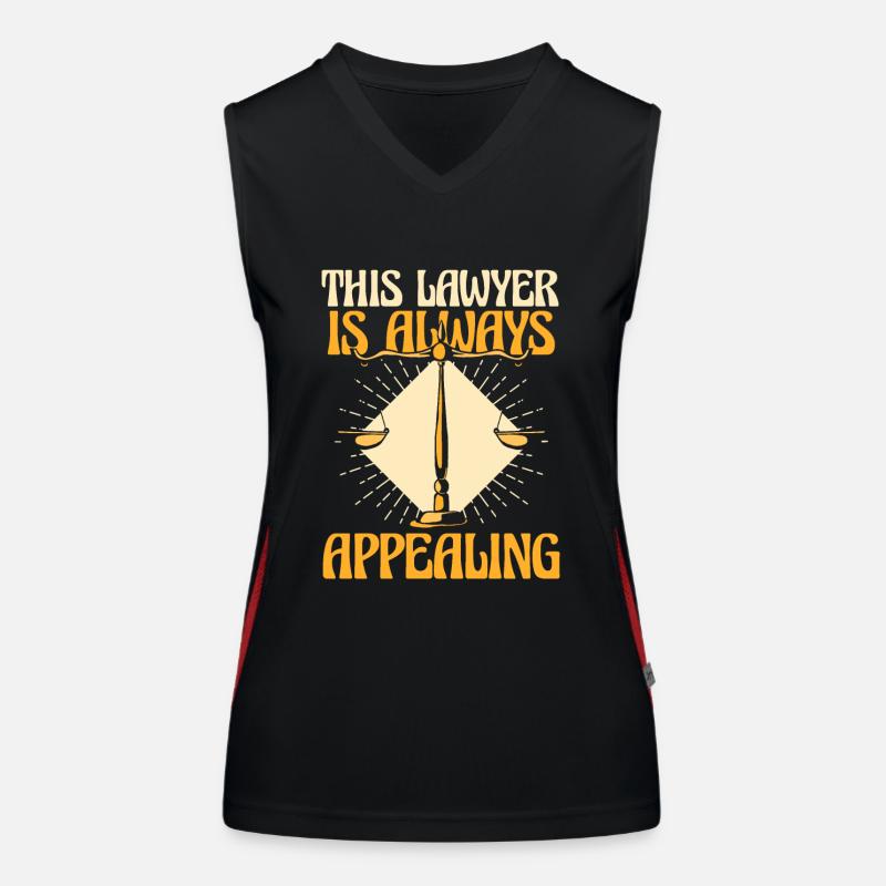 This Lawyer Is Always Appealing Attorney General Women's Functional Contrast Tank Top