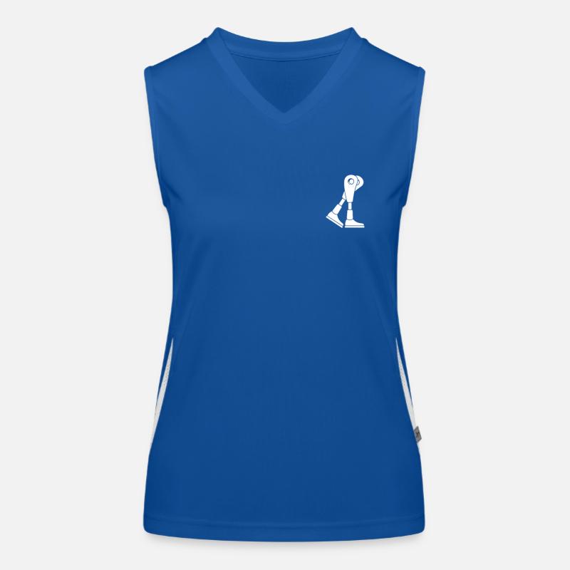 Logo Emblème Prothèse Pied Prothèse Jambe Débardeur respirant contrasté Femme