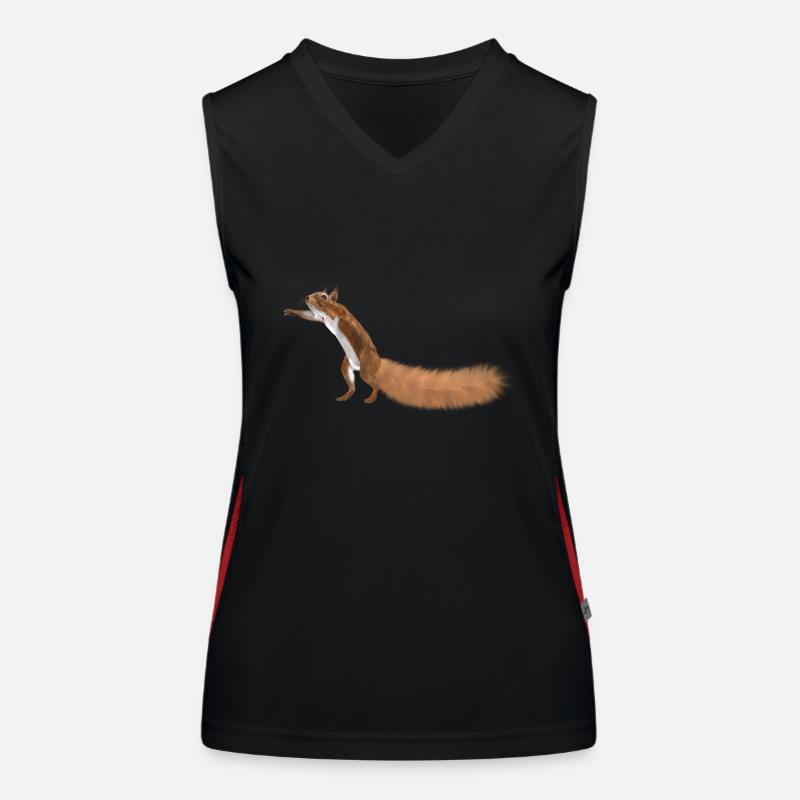 squirrel Women's Functional Contrast Tank Top