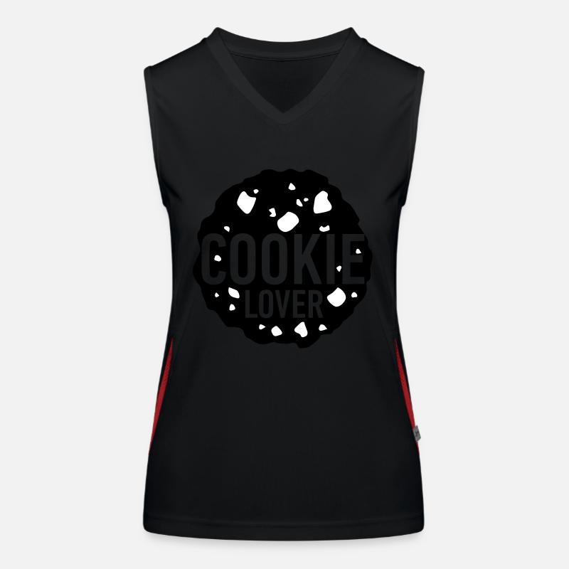 cookie lover Women's Functional Contrast Tank Top