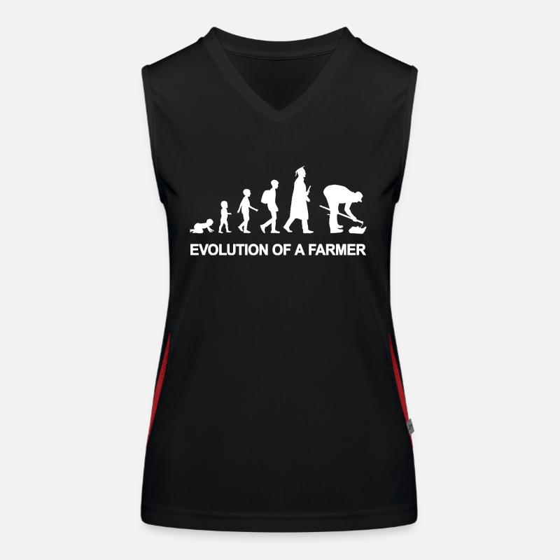 Evolution d’un agriculteur Débardeur respirant contrasté Femme