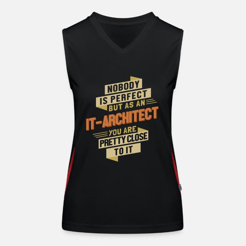 IT-Architect close to Perfect Cloud Architect Funktionelles Kontrast-Tank Top für Frauen