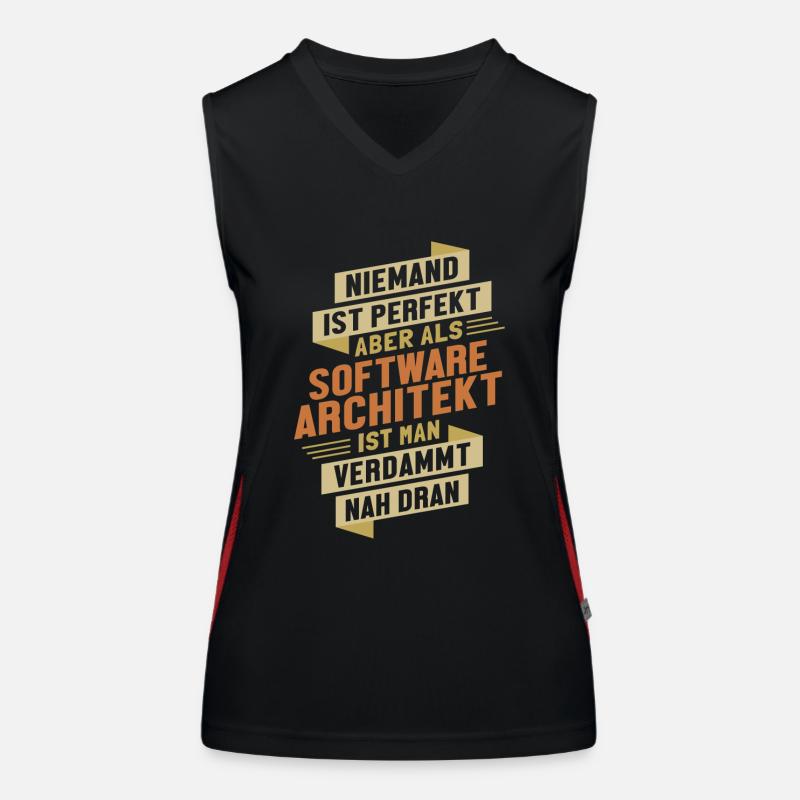 Software Architekt fast Perfekt Software Architekt Funktionelles Kontrast-Tank Top für Frauen