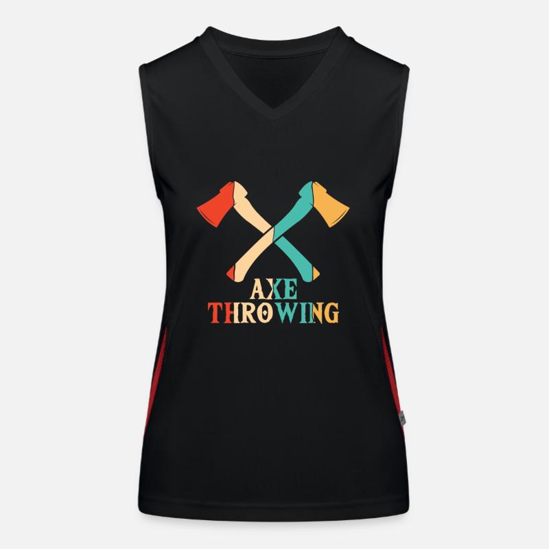 Axe Throwing Axe Throwing Competition Game Axe Women's Functional Contrast Tank Top