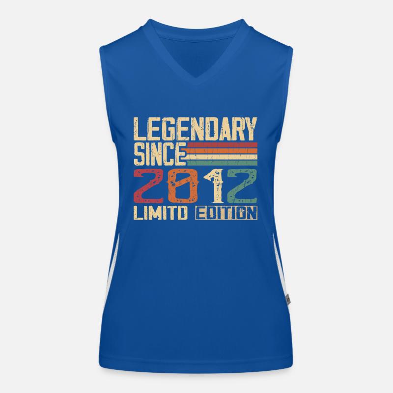 Original 2012 Vintage Birthday Gift 2012 Women's Functional Contrast Tank Top