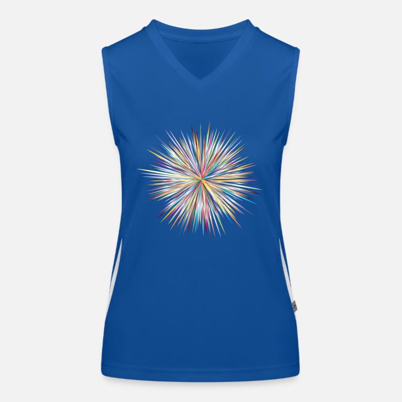 Farbexplosion Bunt Geschenk Geschenkidee Funktionelles Kontrast-Tank Top für Frauen