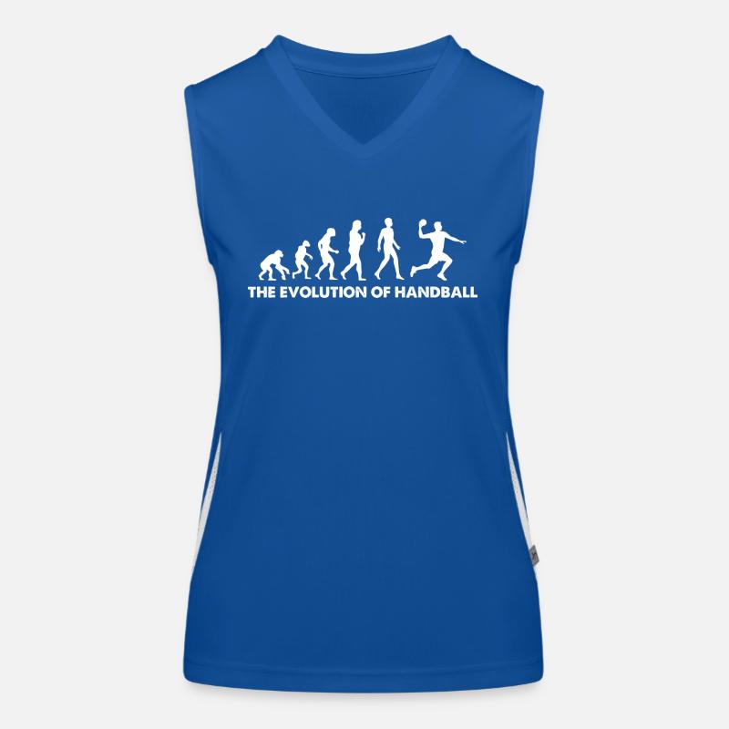 L’évolution du handball Débardeur respirant contrasté Femme